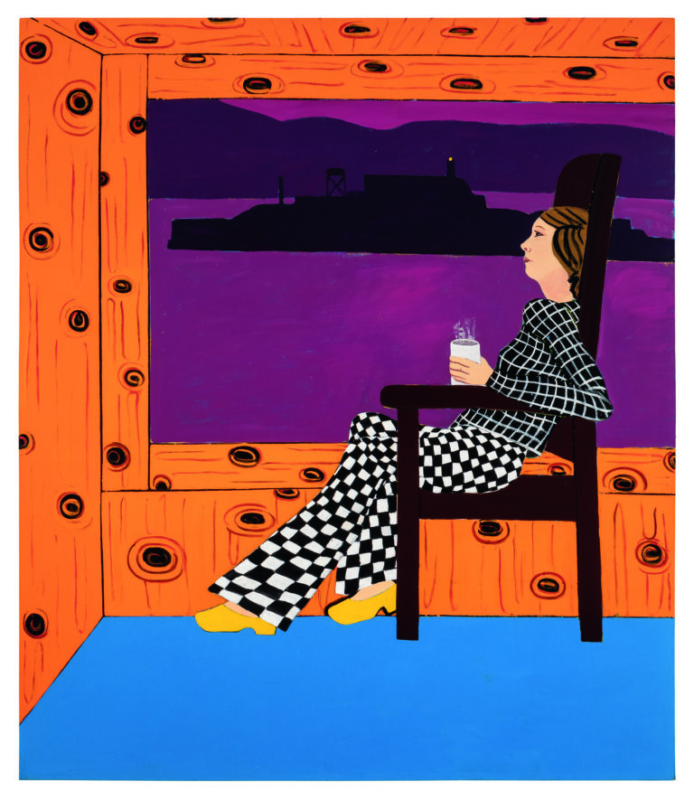 joan brown the night before the alcatraz swim